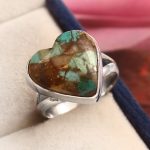 Ribbon Turquoise Ring Size US 7 925 Sterling Silver (RS24-112)