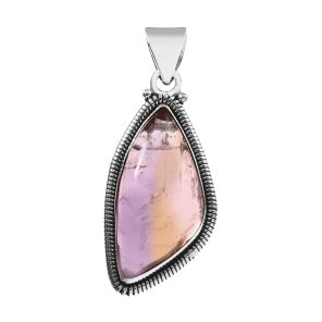 Ametrine 1.25" 925 Sterling Silver Pendant (RS105-314)