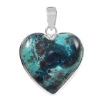 Shattuckite 1.25" 925 Sterling Silver Pendant (REXT56-19)