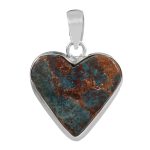 Shattuckite 1.25" 925 Sterling Silver Pendant (REXT56-27)