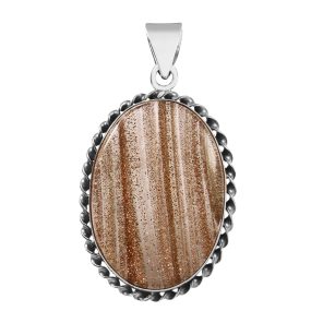 Sunstone Doublet 2" 925 Sterling Silver Pendant (REXT56-48)