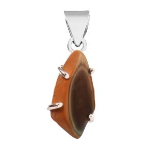 Imperial Jasper 1.25" 925 Sterling Silver Pendant (REXT56-128)