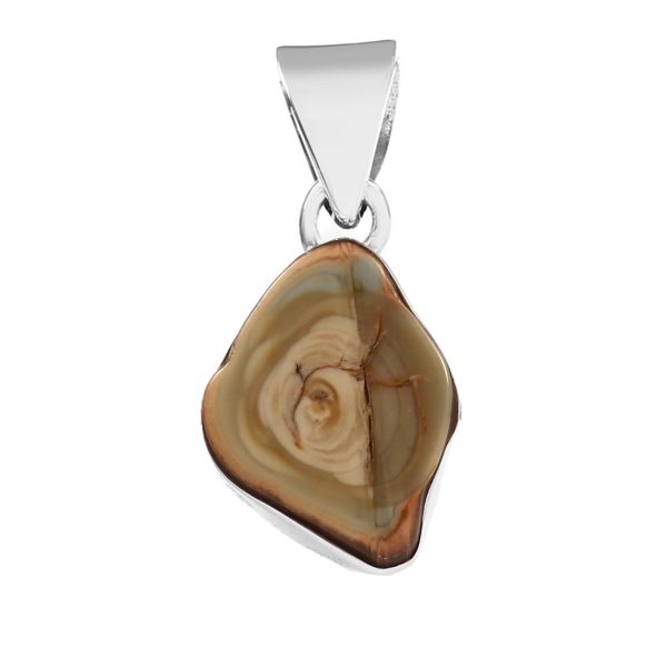 Imperial Jasper 1" 925 Sterling Silver Pendant (REXT56-129)