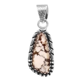 Wild Horse Jasper 1.25â€³ 925 Sterling Silver Pendant (RS109-244)