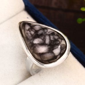Pinolite Ring Size US 6 925 Sterling Silver (RS24-92)