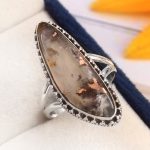 Copper Chrysocolla Ring Size US 6 925 Sterling Silver (RS105-301)