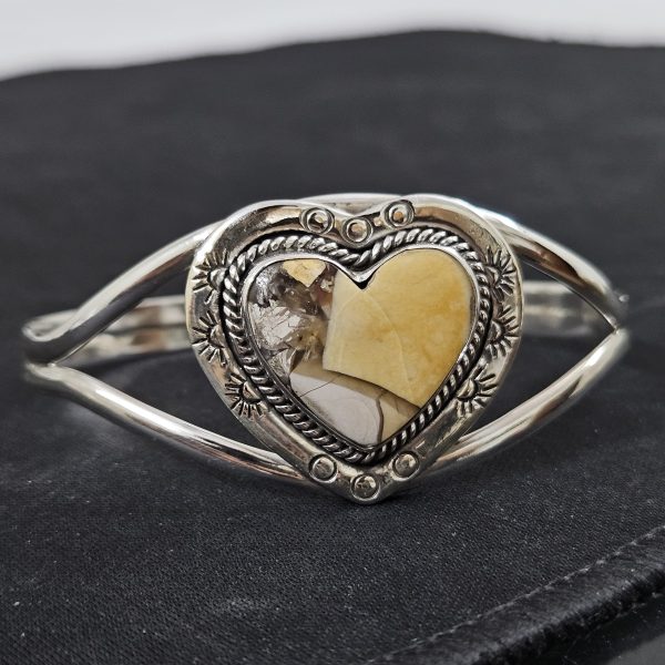 Mookaite Southwest Style 925 Sterling Silver Bangle Cuff (RSB2-119)