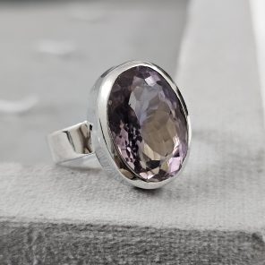 Statement Ametrine Sterling Silver 925 Ring (REXT63-3)