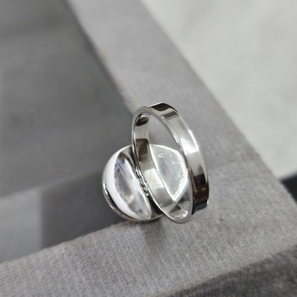 Rose Cut Golden Rutile 925 Sterling Silver Ring (RS111-155) - Image 2