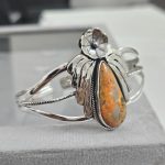 Bumble Bee Jasper Southwest Style 925 Sterling Silver Bangle Cuff (RSB2-133)