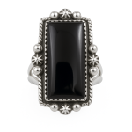 Onyx Silver Ring