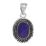 Australian Opal 1.25" 925 Silver Pendant (RS104-176)