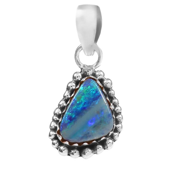 Australian Opal 1" 925 Silver Pendant (RS104-204)