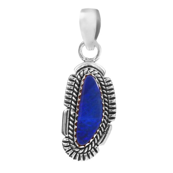 Australian Opal 1.5" 925 Silver Pendant (RS104-195)
