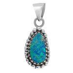 Australian Opal 1" 925 Silver Pendant (RS104-212)
