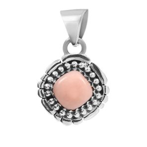 Pink Opal 925 Silver Pendant (RS41-300)