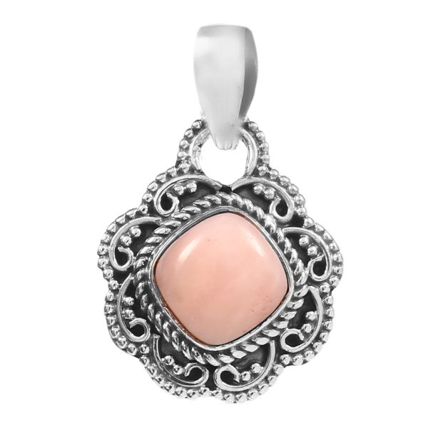 Pink Opal 925 Silver Pendant (RS41-306)