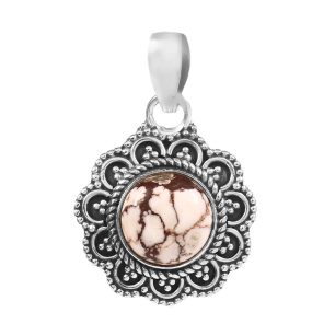 Wild Horse Jasper 925 Silver Pendant (RS41-287)