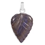 Labradorite Carving 1.75" 925 Silver Pendant (RS104-116)