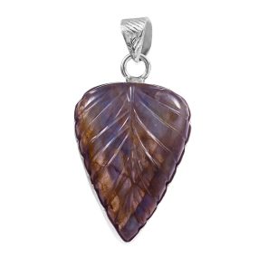 Labradorite Carving 1.75" 925 Silver Pendant (RS104-130)