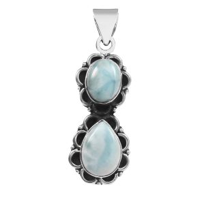 Larimar 925 Silver Pendant (RS36-60)