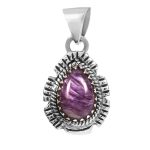 Charoite 925 Silver Pendant (RS41-225)