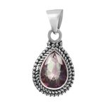 Mystic Topaz 925 Silver Pendant (RS36-26)