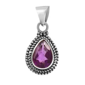 Amethyst 925 Silver Pendant (RS36-24)