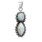 Larimar 925 Silver Pendant (RS36-62)