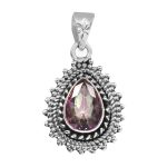 Mystic Topaz 925 Silver Pendant (RS36-21)
