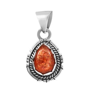 Sunstone 925 Silver Pendant (RS41-237)