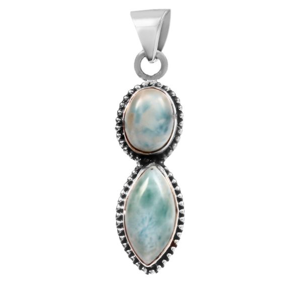 Larimar 925 Silver Pendant (RS36-64)