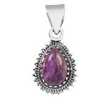 Charoite 925 Silver Pendant (RS41-230)