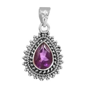 Amethyst 925 Silver Pendant (RS36-23)
