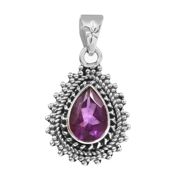 Amethyst 925 Silver Pendant (RS36-23)