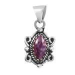 Charoite 925 Silver Pendant (RS41-231)