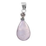 Rainbow Moonstone & Blue Topaz 1.5" 925 Silver Pendant (RS9-237)
