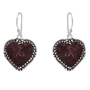 Lepidolite 1.25" 925 Sterling Silver Earring (RS29-101)
