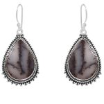 Dendratic Opal 1.5" 925 Sterling Silver Earring (RS29-34)