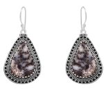 Dendratic Opal 1.5" 925 Sterling Silver Earring (RS29-35)