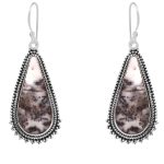 Dendratic Opal 1.75" 925 Sterling Silver Earring (RS29-36)