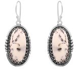 Dendratic Opal 1.5" 925 Sterling Silver Earring (RS29-56)