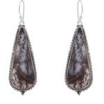 Dendratic Opal 2" 925 Sterling Silver Earring (RS29-48)