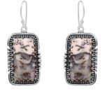 Dendratic Opal 1.5" 925 Sterling Silver Earring (RS29-55)