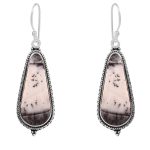 Dendratic Opal 1.75" 925 Sterling Silver Earring (RS29-52)