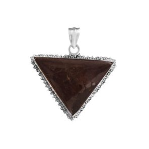 Hypersthene 1.5â€³ 925 Sterling Silver Pendant (REXT8-77)