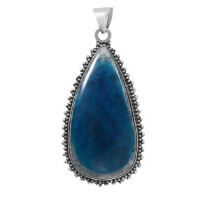 Apatite 2â€³ 925 Sterling Silver Pendant (REXT8-84)