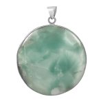 Flinte larimar 2â€³ 925 Sterling Silver Pendant (REXT8-25)