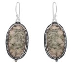 Tree Agate 1.75â€³ 925 Sterling Silver Earring (REXT52-15)