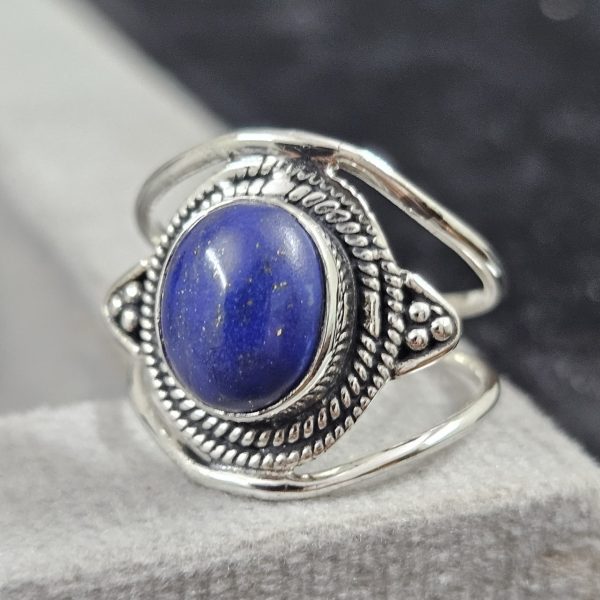 Lapis Lazuli 925 Sterling Silver Ring (REXT76-1) - Image 2